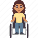 girl, child, wheelchair, disabled, disability, cute, people
