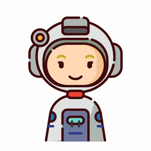 Astronaut, avatar, blonde, diversity, girl, people, profession icon - Download on Iconfinder