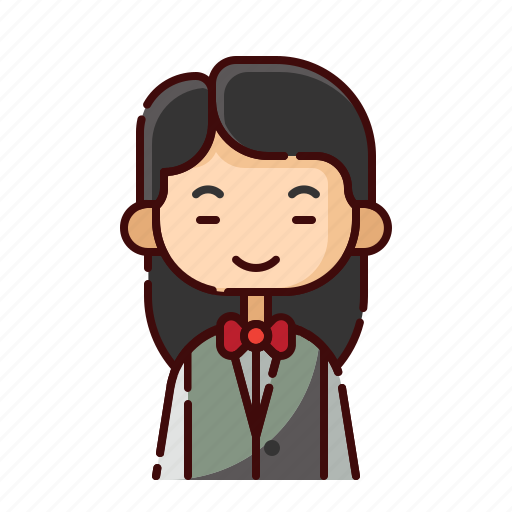 Avatar, chinese, diversity, girl, people, profession, waitress icon - Download on Iconfinder