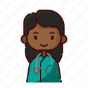 african, avatar, diversity, doctor, girl, people, profession