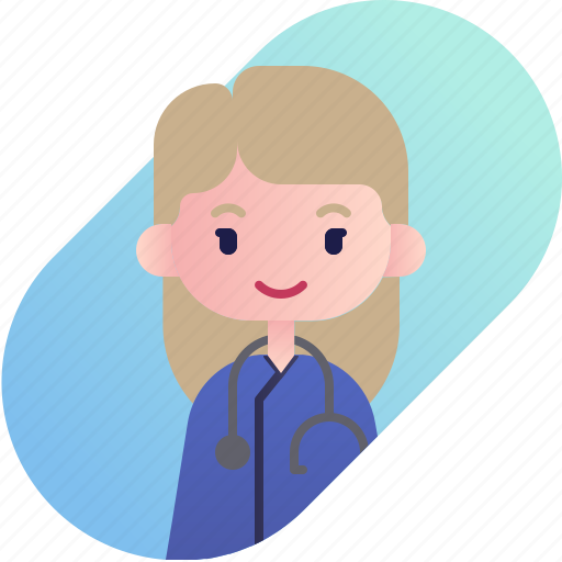 Avatar, blonde, diversity, doctor, girl, people, profession icon - Download on Iconfinder