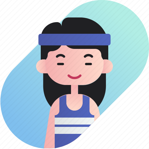 Athlete, avatar, chinese, diversity, girl, people, profession icon - Download on Iconfinder