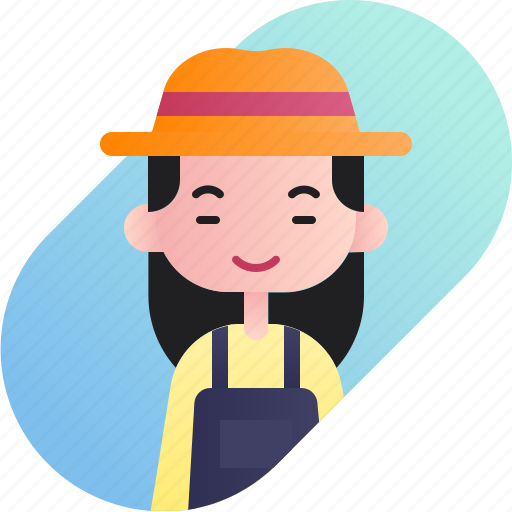 Avatar, chinese, diversity, farmer, girl, people, profession icon - Download on Iconfinder
