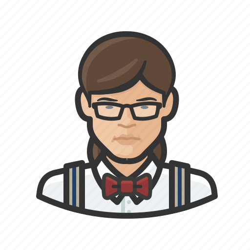Asian, avatar, bartender, female, hospitality, user icon - Download on Iconfinder