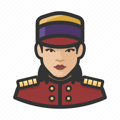Asian, avatar, bellhop, female, hospitality, hotel, user icon - Download on Iconfinder