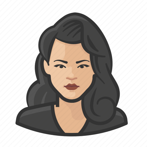Asian, avatar, big hair, female, user, woman icon - Download on Iconfinder