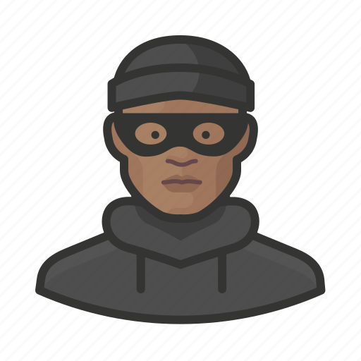 Avatar, burglar, criminal, crook, male, man, user icon - Download on ...
