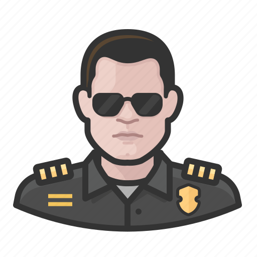 Avatar, cop, male, man, officer, police, user icon - Download on Iconfinder