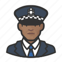 african, avatar, man, officer, police, scotland yard, user