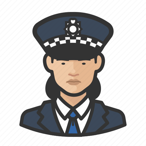 Asian, avatar, officer, police, scotland yard, user, woman icon - Download on Iconfinder