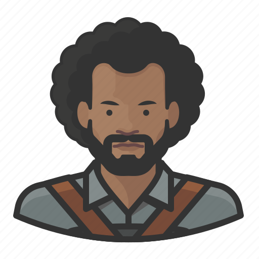 Afro, avatar, blacksmith, male, man, millennial, user icon - Download on Iconfinder