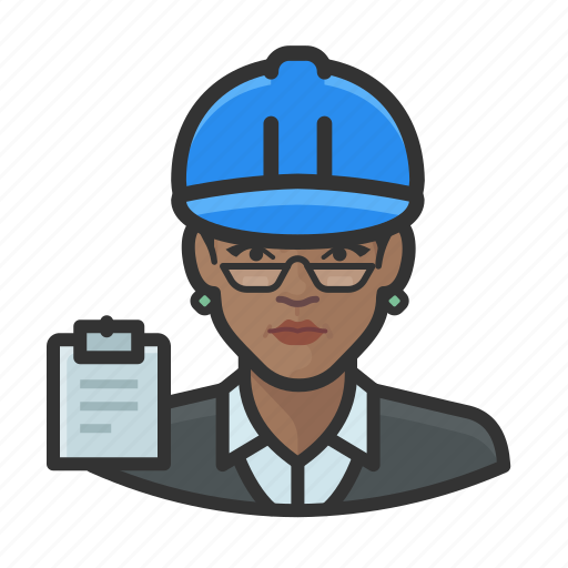 Avatar, building inspector, female, hardhat, user icon - Download on Iconfinder