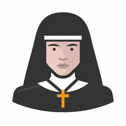 Avatar, catholic, clergy, female, nun, sister, user icon - Download on Iconfinder