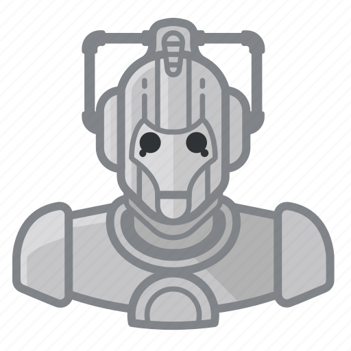 Avatar, celebrity, cyberman, doctor who, robot, user, whovian icon - Download on Iconfinder