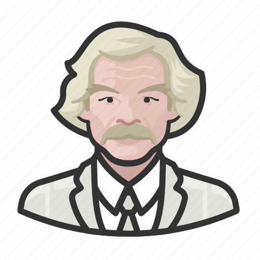 American, author, avatar, celebrity, twain, user, writer icon - Download on Iconfinder