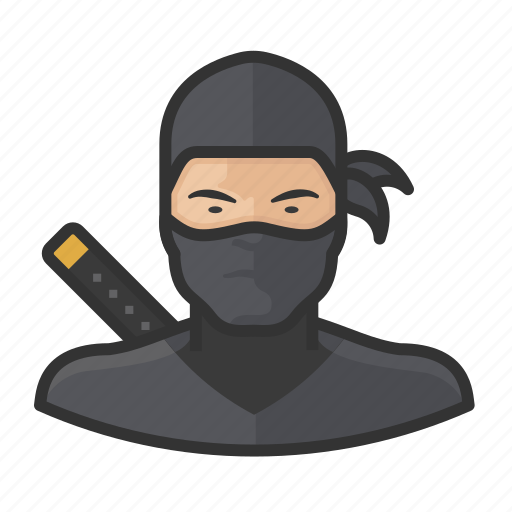 Assassin, avatar, japanese, man, ninja, sword, user icon - Download on Iconfinder