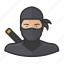 assassin, avatar, japanese, man, ninja, sword, user 