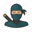 assassin, avatar, japanese, ninja, sword, user, woman 