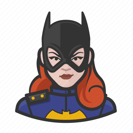 Avatar, batgirl, redhead, superhero, user icon - Download on Iconfinder