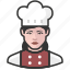 avatar, chef, female, user, woman 