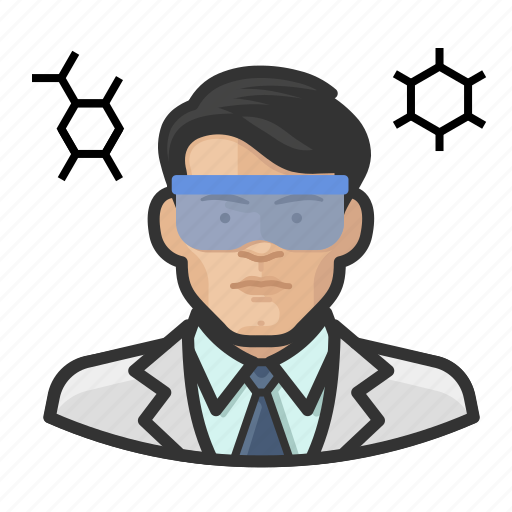 Asian, avatar, chemist, male, man, scientist, user icon - Download on Iconfinder