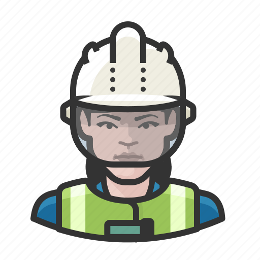 Avatar, construction worker, hardhat, user, woman icon - Download on Iconfinder