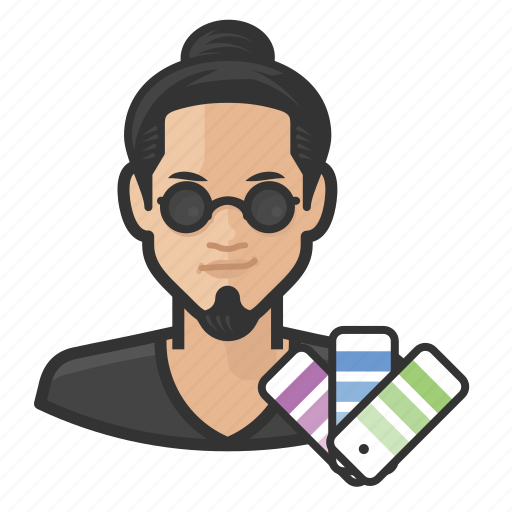 Asian, avatar, graphic designer, male, man, millennial, user icon - Download on Iconfinder