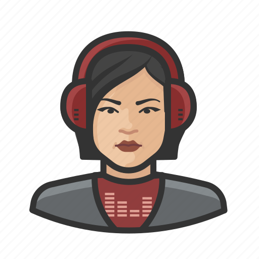 Asian, avatar, disc jockey, female, millennial, user, woman icon - Download on Iconfinder