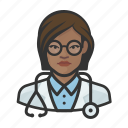 avatar, doctor, female, healthcare, user, woman