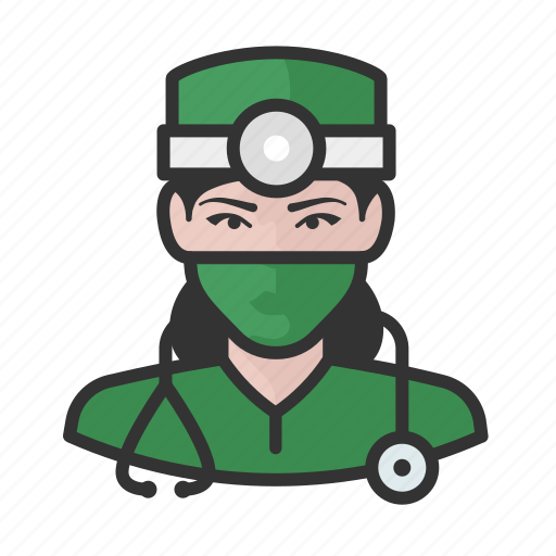 Avatar, doctor, female, healthcare, surgeon, user, woman icon - Download on Iconfinder