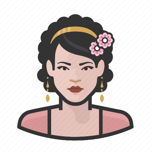 Avatar, female, flower, girl, millennial, user, woman icon - Download on Iconfinder