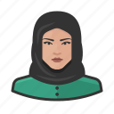 arab, avatar, female, islam, muslim, user 