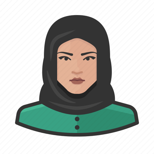 Arab, avatar, female, islam, muslim, user icon - Download on Iconfinder