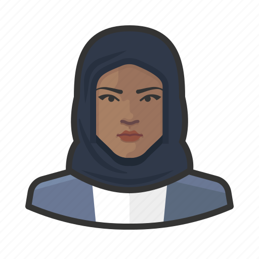 Avatar, female, islam, muslim, religion, user, woman icon - Download on Iconfinder