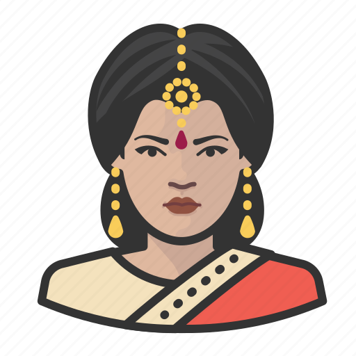 Avatar, female, hindu, indian, user, woman icon - Download on Iconfinder