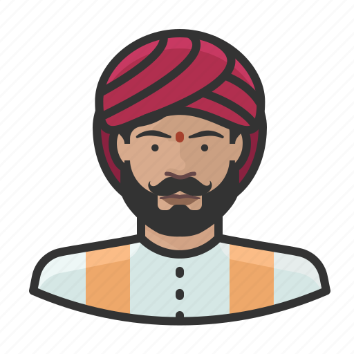 Avatar, hindu, indian, male, turban, user icon - Download on Iconfinder
