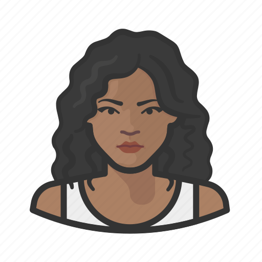 African, avatar, millennial, user, woman icon - Download on Iconfinder