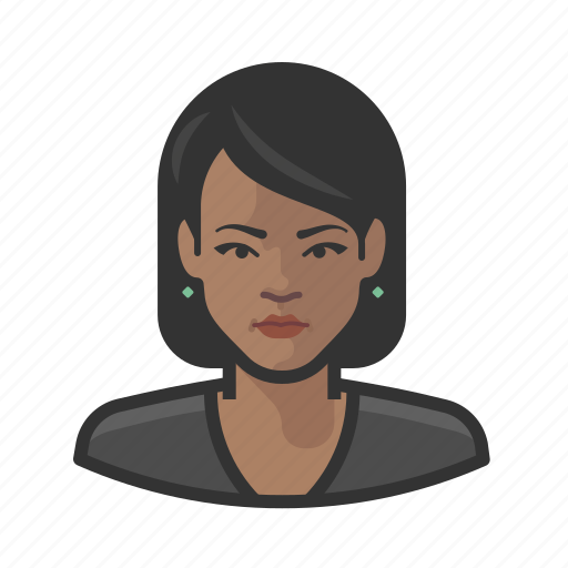 African, avatar, millennial, user, woman icon - Download on Iconfinder