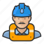 asian, avatar, gas works, hard hat, male, user 