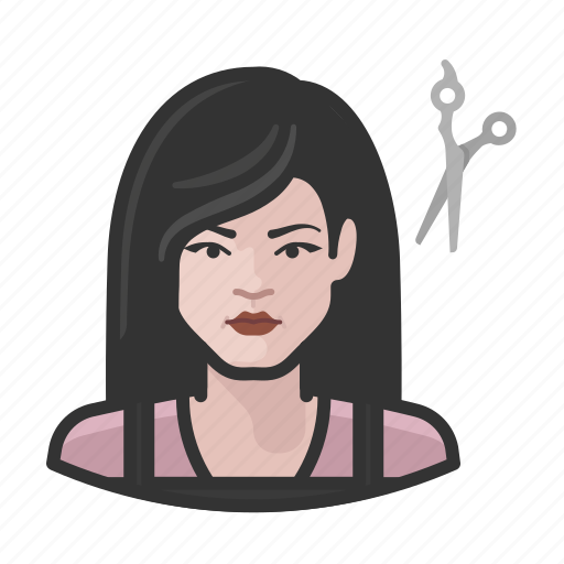 Avatar, female, hairdresser, stylist, user, woman icon - Download on Iconfinder