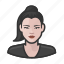 avatar, female, millennial, user, woman 