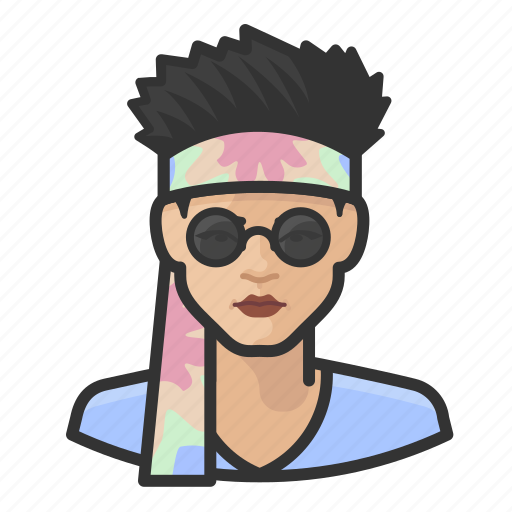Asian, avatar, female, hippies, user, woman icon - Download on Iconfinder