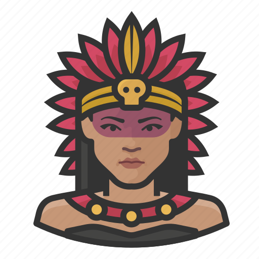 Avatar, aztec, indian, mexico, native american, queen icon - Download on Iconfinder