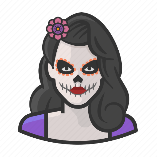 Avatar, day of the dead, dead, mexican, mexico, woman icon - Download on Iconfinder