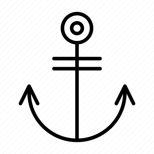 Anchor, arrow, marine icon - Download on Iconfinder