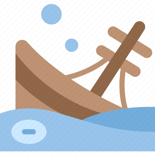 Shipwreck, sea, nautical, adventure, exploration icon - Download on Iconfinder