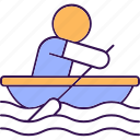 boat, rowing boat, canoe, kayak, rafting
