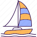 yacht, boat, yawl, sailboat, gondola