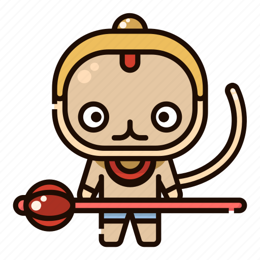 Avatar, character, deepavali, diwali, festival, hanuman, india icon - Download on Iconfinder
