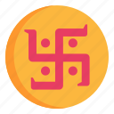 indian symbol, swastika, hakenkreuz, hindu symbol, hindu sign 